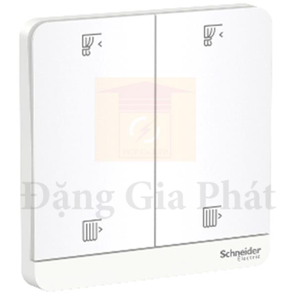 Bộ công tắc điều khiển rèm 10A màu trắng