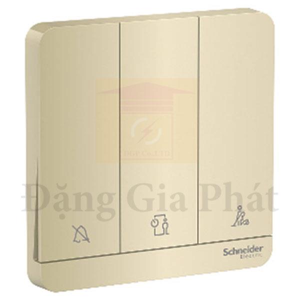 Bộ công tắc "Không làm phiền", "Xin dọn phòng", "Vui lòng chờ" màu vàng ánh kim