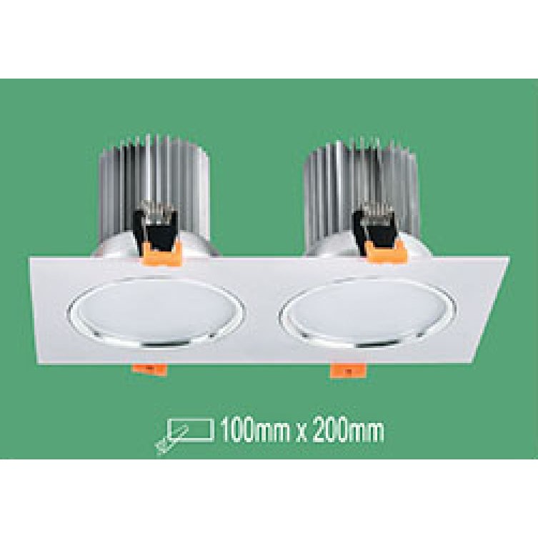 Đèn âm trần Sano LA 5324 Led 9W*2 W120*L230*H60