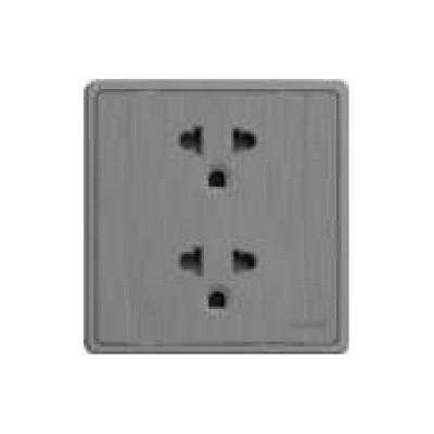 Bộ 2 Ổ cắm 3 chấu MPE S7UES2-GY