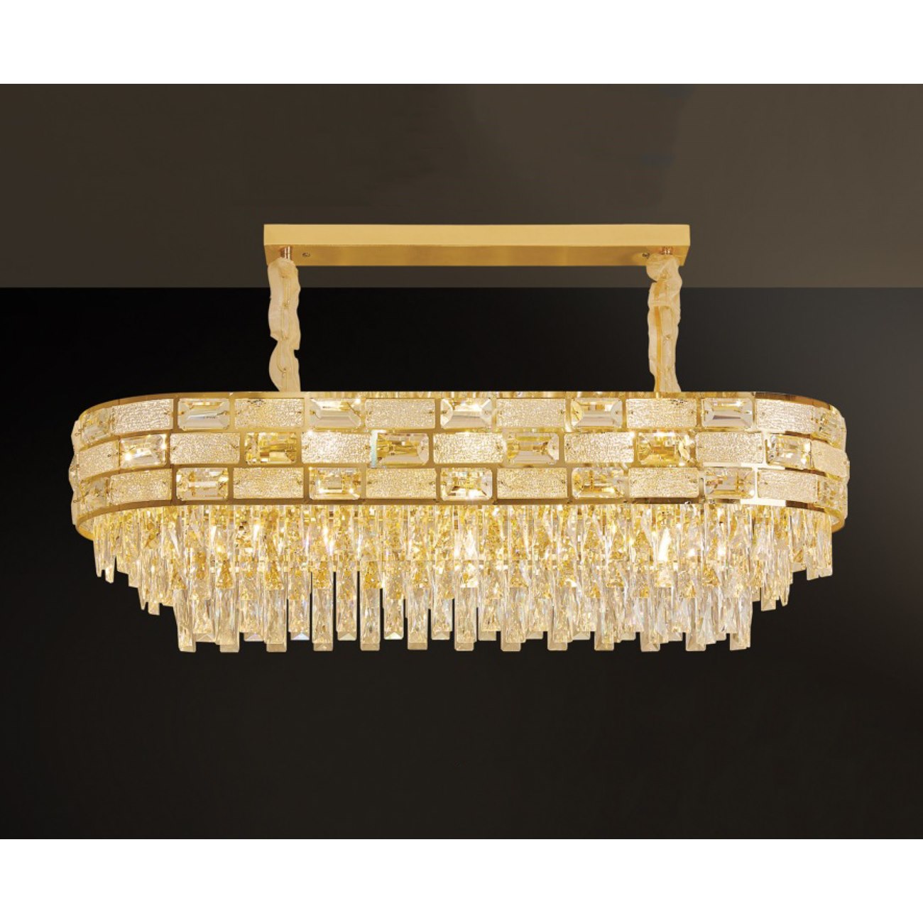 Đèn chùm pha lê Hufa CFL 2858 L1000*W350*H260