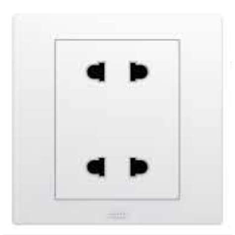 Bộ ổ cắm đôi 2 chấu 10A - ABB
