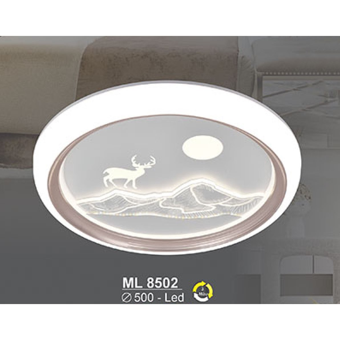 Đèn mâm Led Sano ML 8502 Ø500