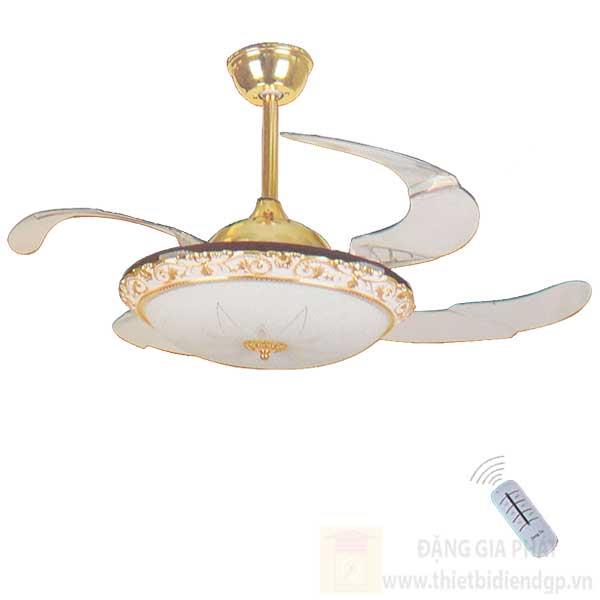 Đèn quạt Hufa Ø480*H580, Cánh Quạt 1100, Led 60W, 3 chế độ ánh sáng