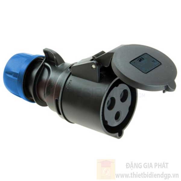 Ổ cắm công nghiệp PCE nối loại không kín nước 16A - 3P - 230V - 6H - IP44