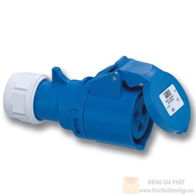 Ổ cắm công nghiệp 3 pha PCE nối loại không kín nước 230V / 400V -6H IP44