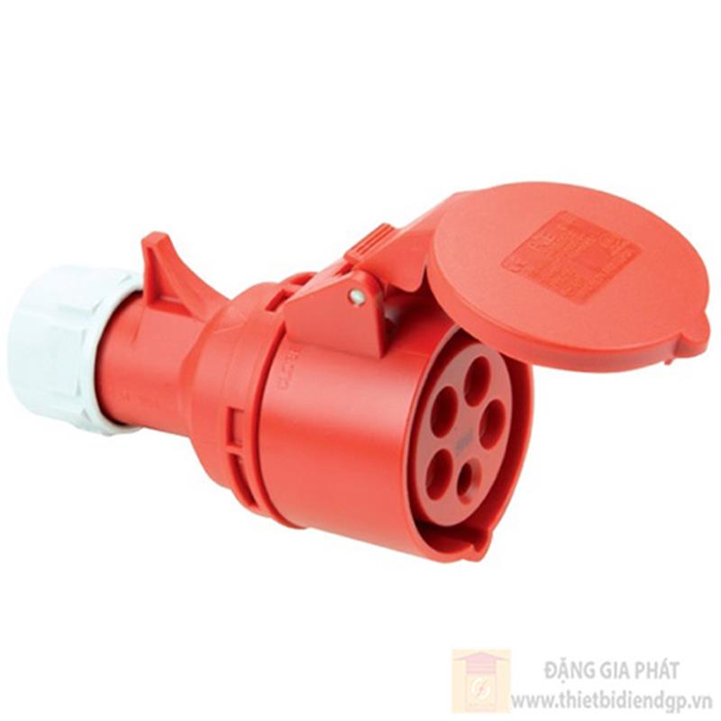 Ổ cắm công nghiệp 3 pha PCE nối loại không kín nước 230V / 400V -6H IP44