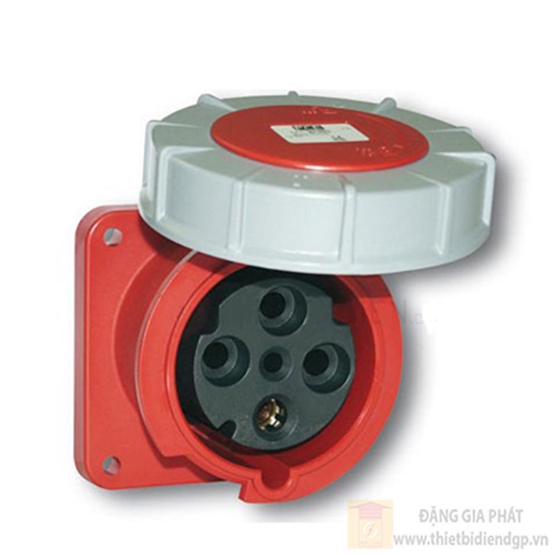 Ổ cắm công nghiệp PCE gắn âm loại kín nước dạng thẳng IP67 32A