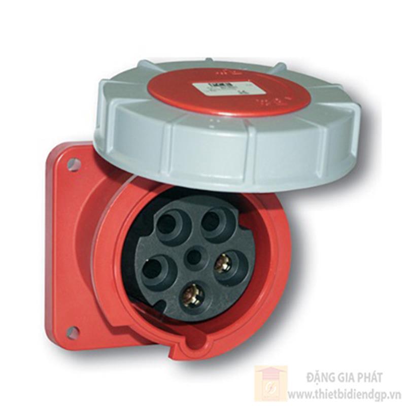 Ổ cắm công nghiệp PCE gắn âm loại kín nước dạng thẳng IP67 32A