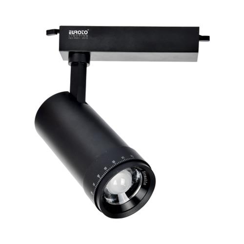 Đèn chiếu điểm thanh ray Ø60*L152*H225-COB 20W, Ánh sáng trắng & vàng, vỏ đen