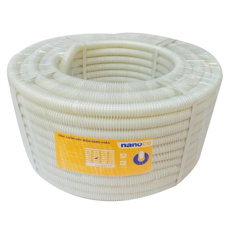 Ống luồn dây HDPE chống cháy, chống dập màu trắng và màu xám