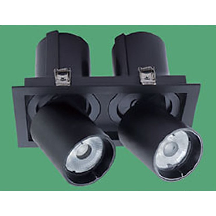 Đèn âm trần chiếu điểm Sano LA 8855 18W*2 Ø115*L210*H120