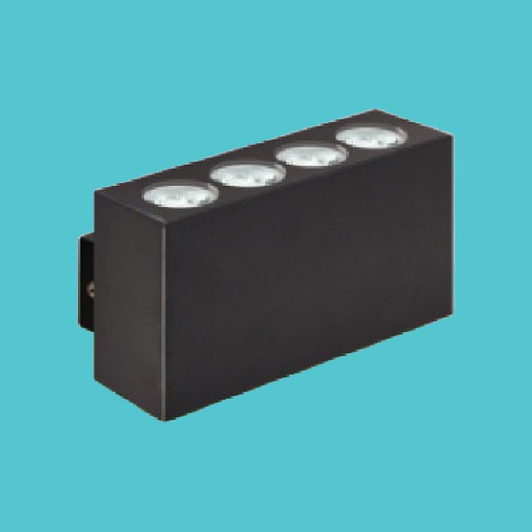 Đèn chiếu tường Hufa MD-0341 L180*55*H100, 3000K - 8*2W, Chiếu xa 20m