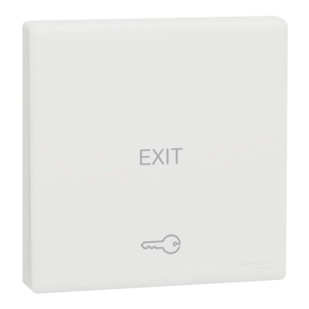 Door exit switch, Vivace E, 10A, 250V, 1 gang, white