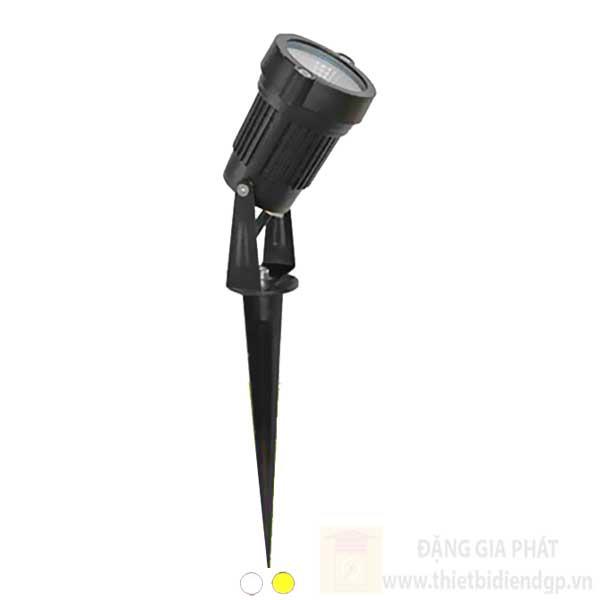 Đèn led ghim cỏ Ø75*W85*H250-3W, ánh sáng trắng, vàng