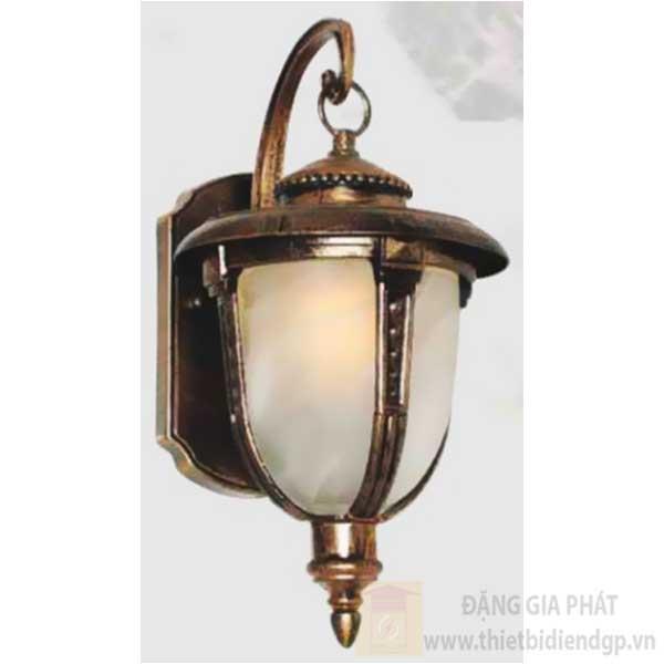 Đèn gắn cổng Sano E27*1, Ø170*H350, vỏ đồng