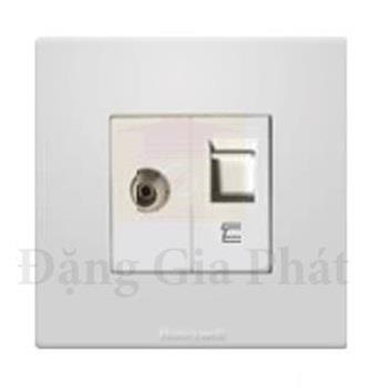 Ổ cắm Tivi + Ổ cắm điện thoại RJ11