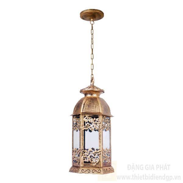 Đèn treo ngoài trời Hufa HF 97 vỏ màu vàng đồng