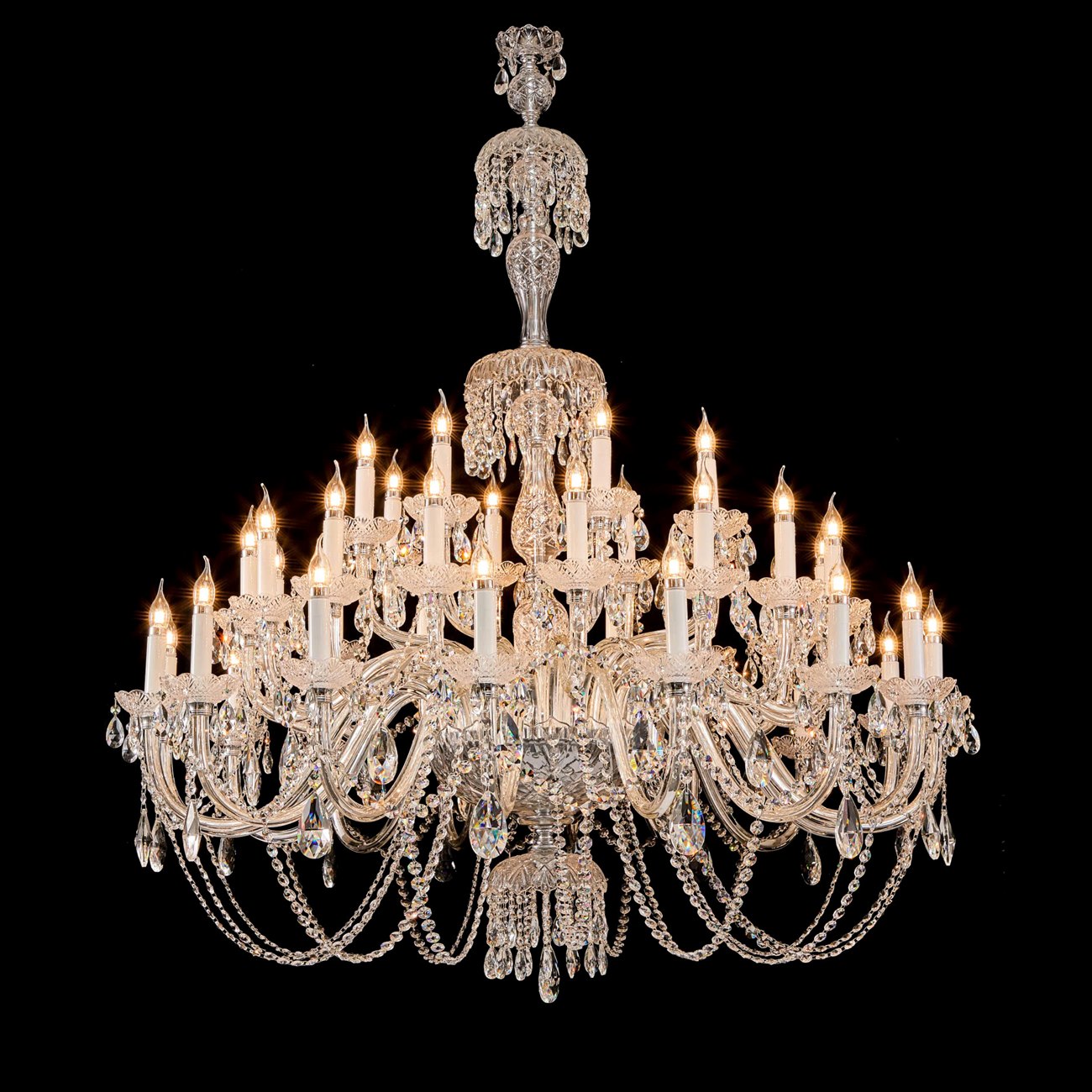 Đèn chùm pha lê K9 cao cấp 355 decor Ø1380*H1650 - E14*40