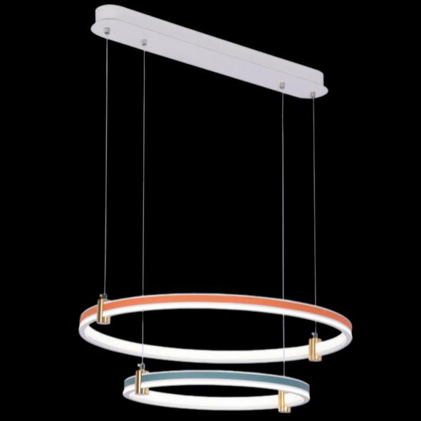 Đèn treo trang trí Slister Ø400+600mm - LED 124W - 3 CĐ