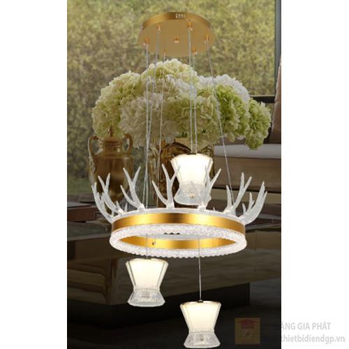 Đèn treo trang trí Slister 500*500*H1200mm Led 77W