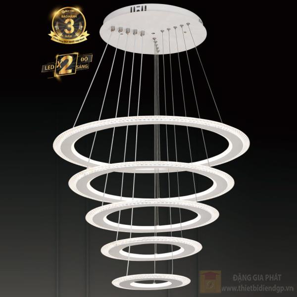 Đèn treo trang trí Slister Ø600+400+200mm - LED 154W - 3 CĐ