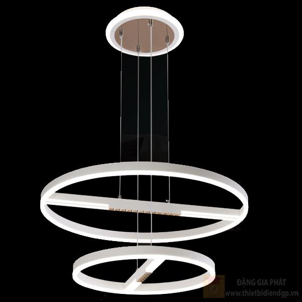 Đèn treo trang trí Slister Ø400+600mm - LED 96W - 3 CĐ