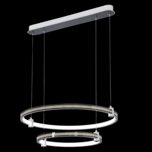 Đèn treo trang trí Slister Ø400+600mm - LED 122W - 3 CĐ