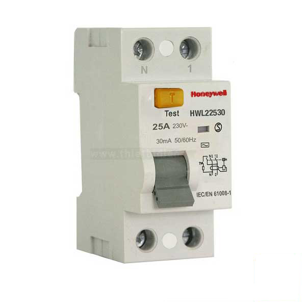 RCD 2 cực 30mA (25A-63A)