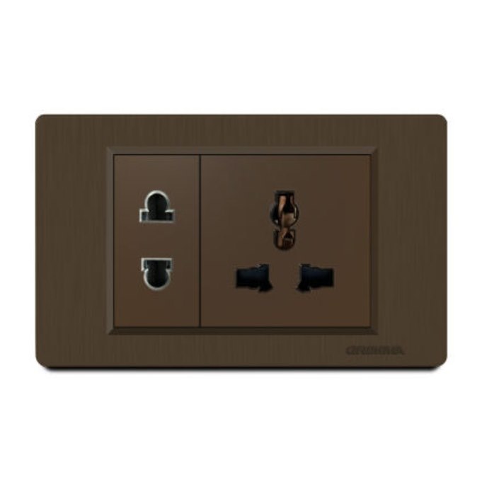 Bộ ổ cắm 2 chấu và 3 chấu đa năng Grimma G8CSK2SK3 Size S