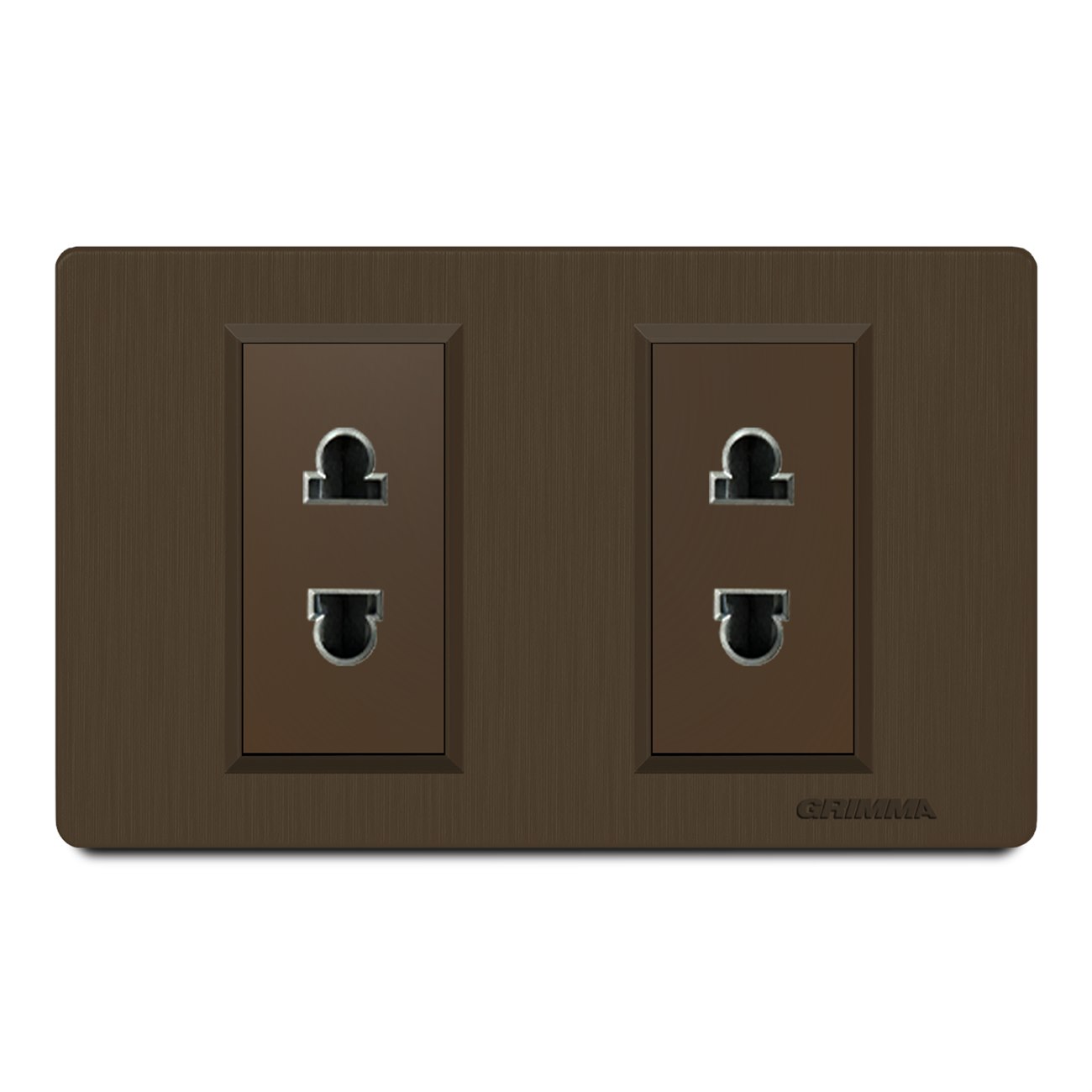 Bộ ổ cắm đôi 2 chấu Grimma G8C2SK2 Size S