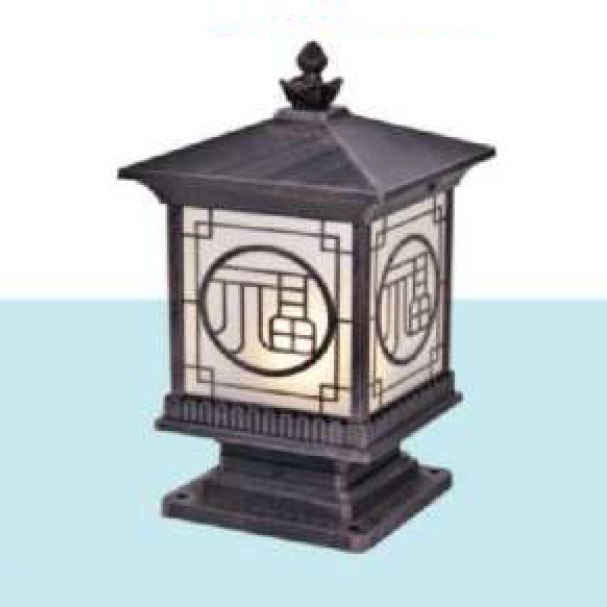 Đèn trụ cổng vuông HufaLG-0870 E27*1