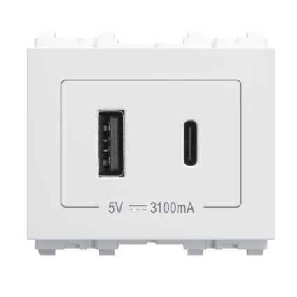Ổ cắm USB type A+A 15W size 2M