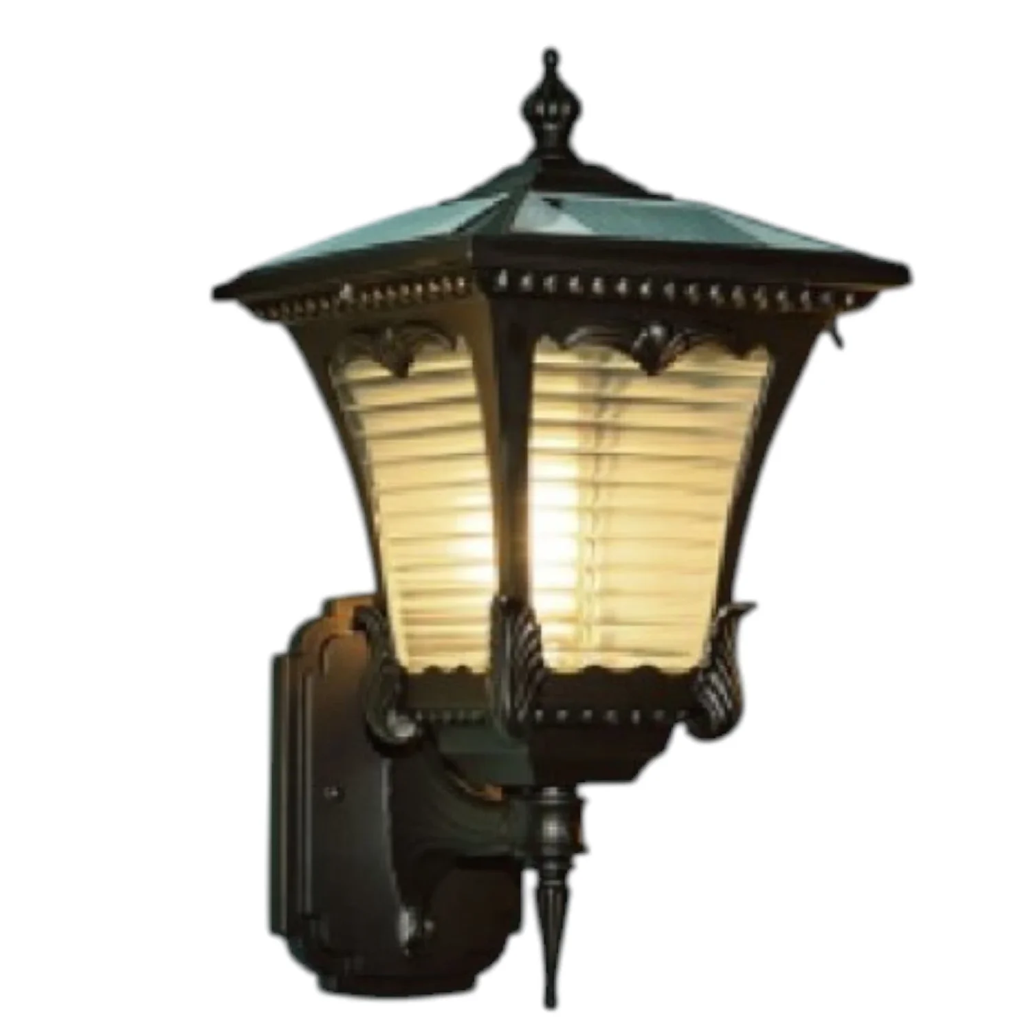 Đèn vách năng lượng mặt trời HUFA VNLT-09 L220*H400 - Led 3W + E27*1, 3 chế độ ánh sáng