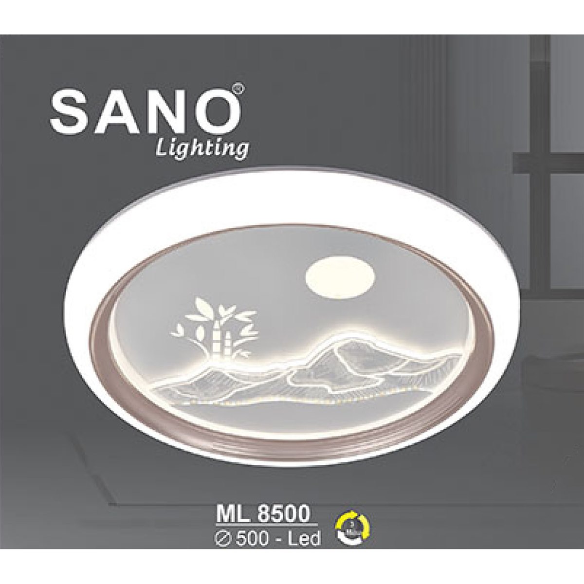 Đèn mâm Led Sano ML 8500 Ø500