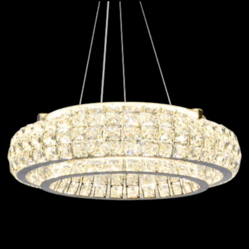 Đèn thả pha lê Andora Ø600*H155 - LED 70W - 3 chế độ