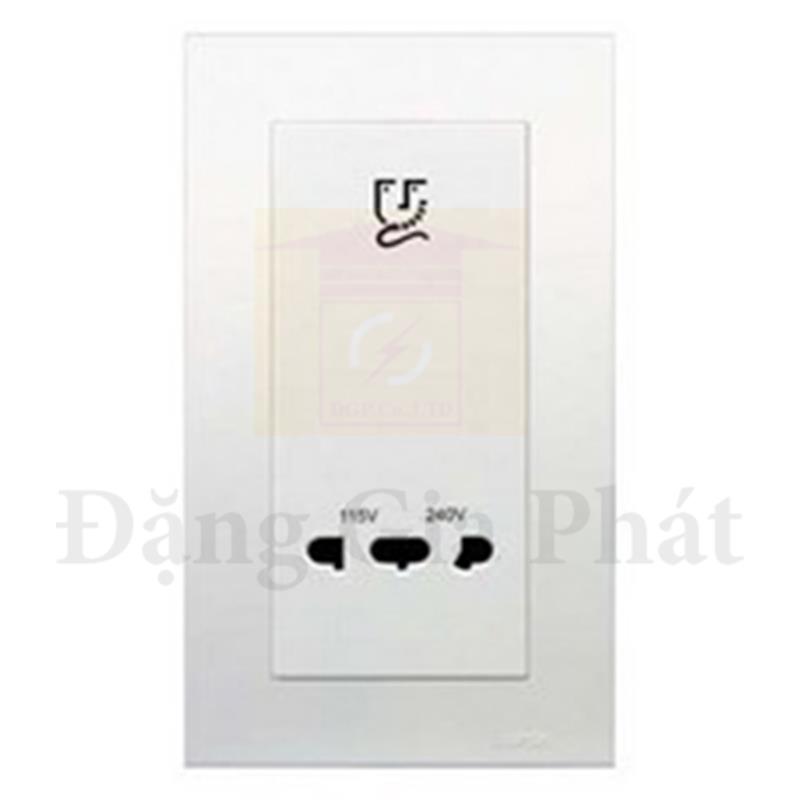Bộ ổ cắm dao cạo râu màu trắng