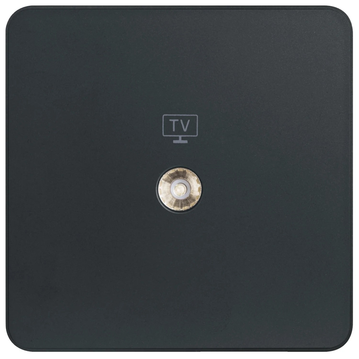 Ổ cắm TV đồng trục MÀU ĐEN