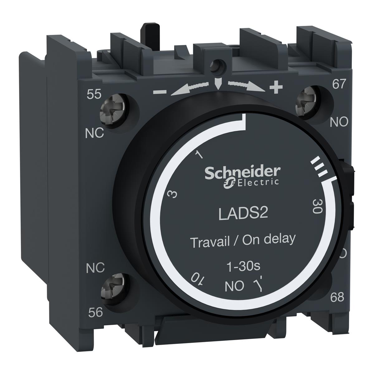 TeSys D - Time delay auxiliary contact block 1 NO + 1 NC - On delay