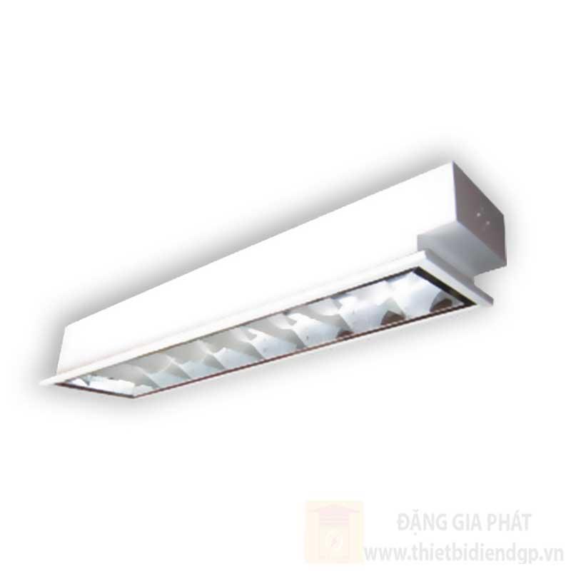 Máng đèn phản quang âm trần chóa Parabol 0.6m, 1 bóng