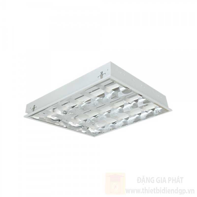Máng đèn phản quang âm trần chóa Parabol 0.6m, 3 bóng