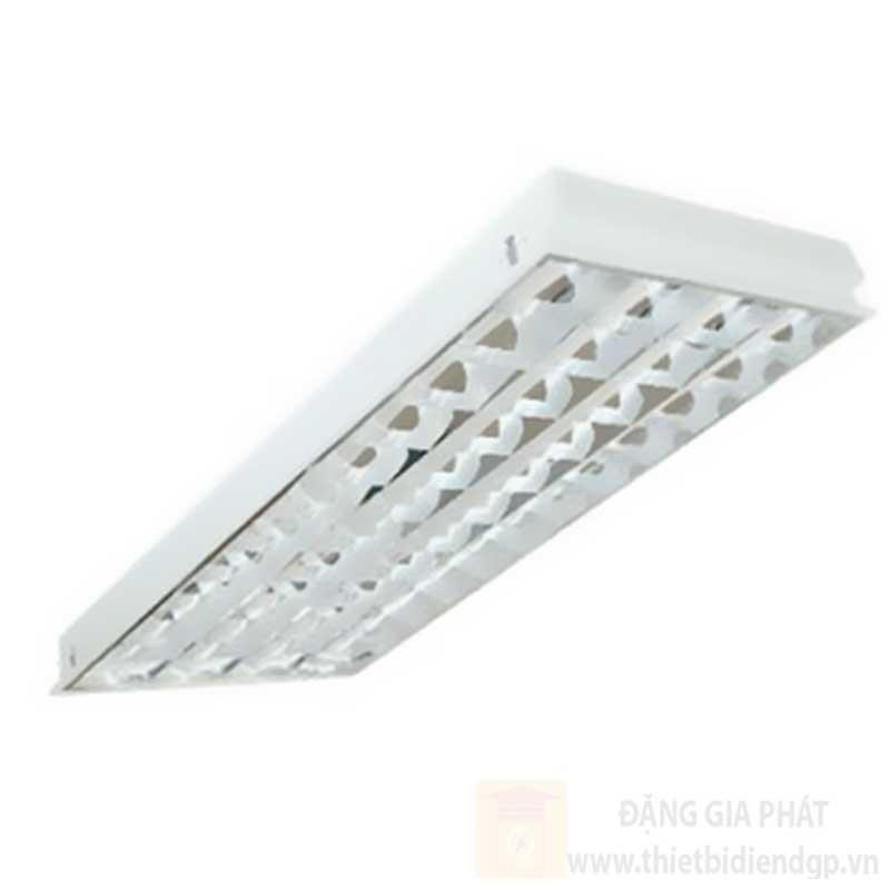 Máng đèn phản quan âm trần 1m2, 4 bóng Led T8