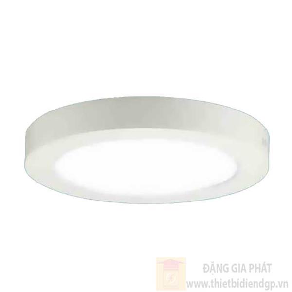 Đèn Panel ốp nổi tròn led 18W, Ø225*H32, vành nhôm, ánh sáng trắng & Vàng