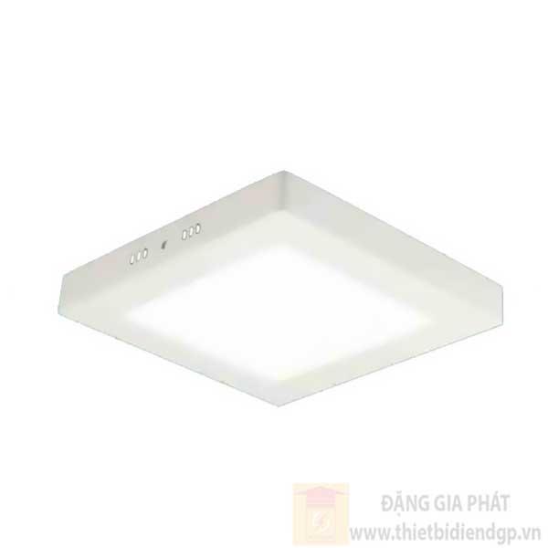 Đèn Panel ốp nổi vuông led 12W, Ø170*H32, vành nhôm, ánh sáng trắng & Vàng
