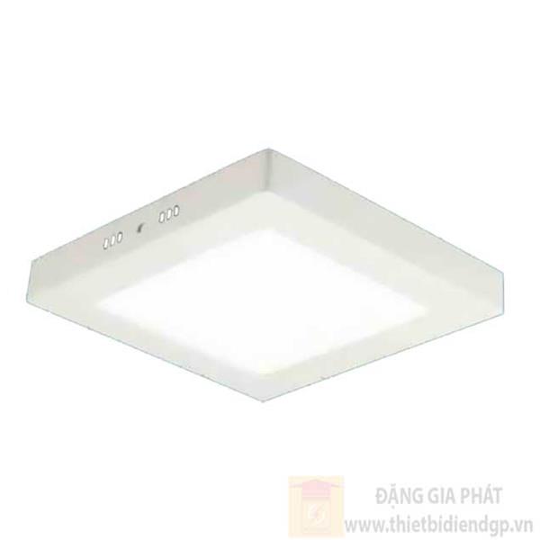 Đèn Panel ốp nổi vuông led 18W, Ø225*H32, vành nhôm, ánh sáng trắng & Vàng