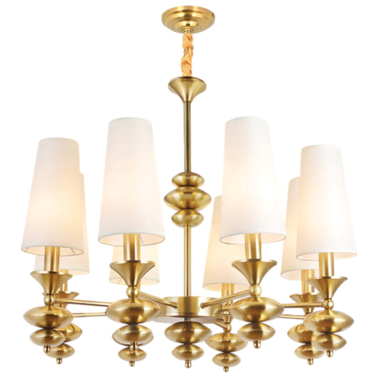 Đèn chùm châu âu cổ điển Andora Ø760*H620+500-E14*8