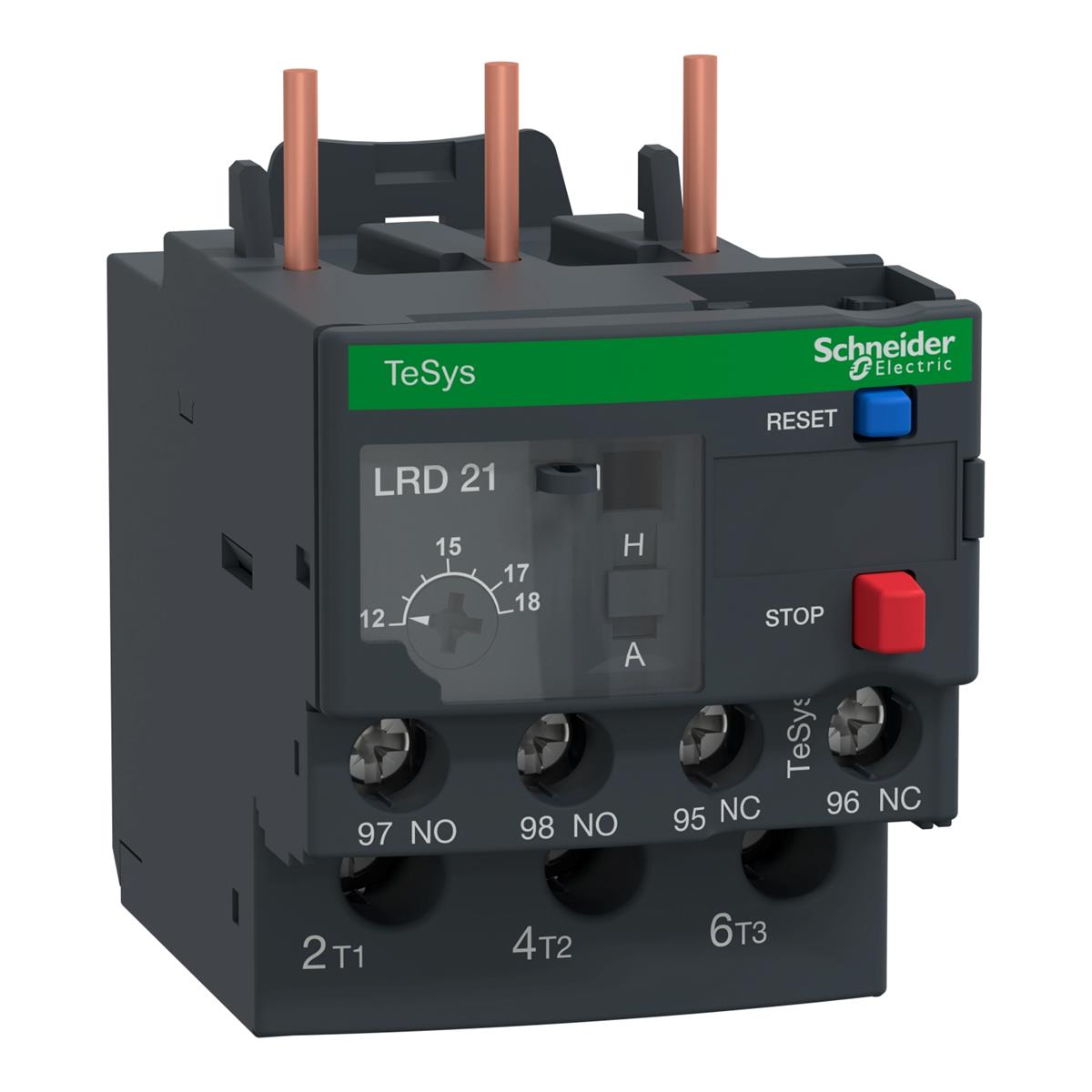 Relay nhiệt class 10A với đầu kết nối bắt vít sử dụng với khởi động từ Tesys D( D09...D38)