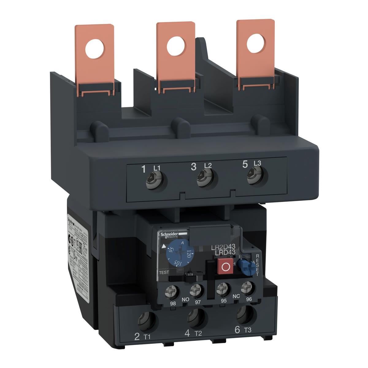 Relay nhiệt class 10 A(1) với đầu kết nối bắt vít
