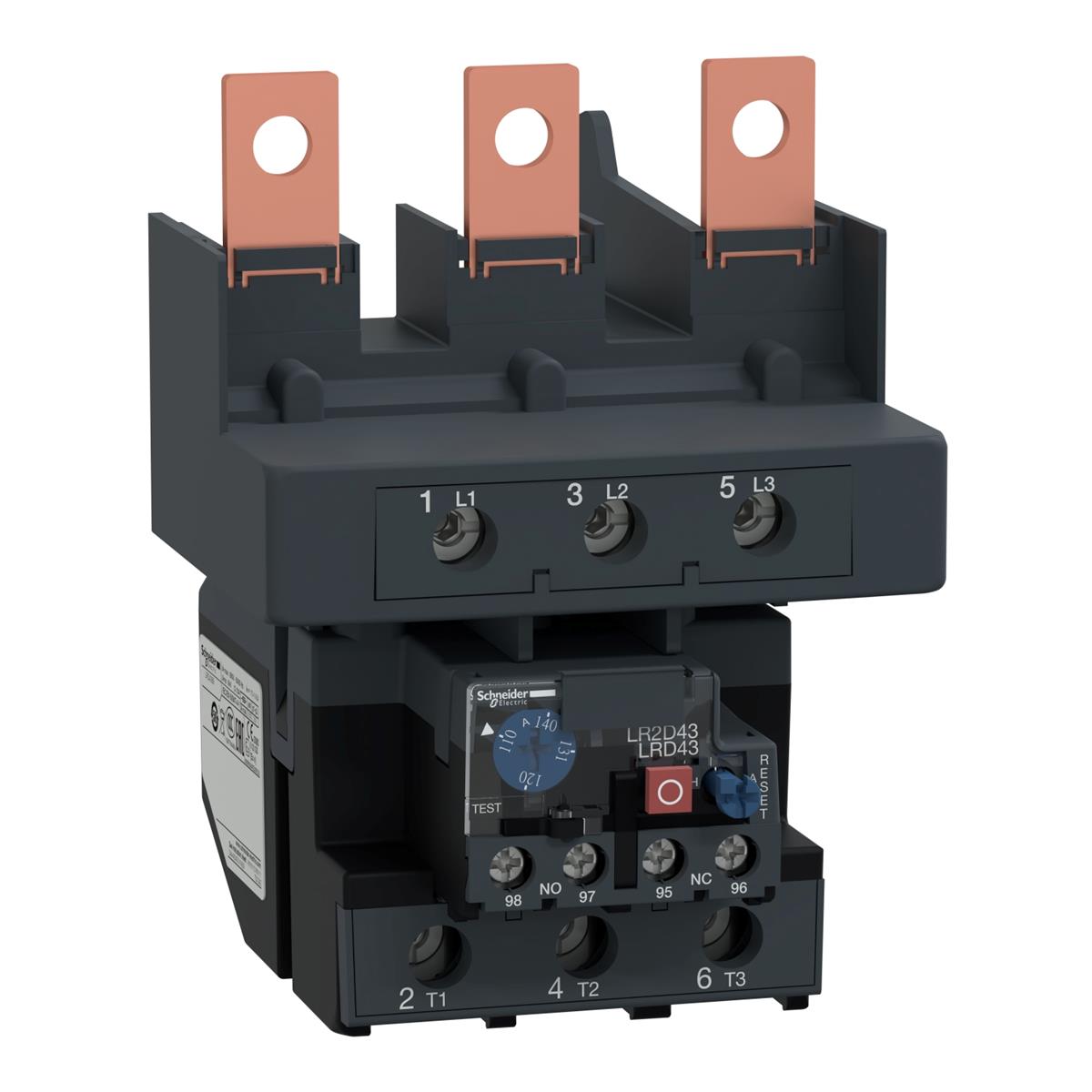Relay nhiệt class 10 A(1) với đầu kết nối bắt vít