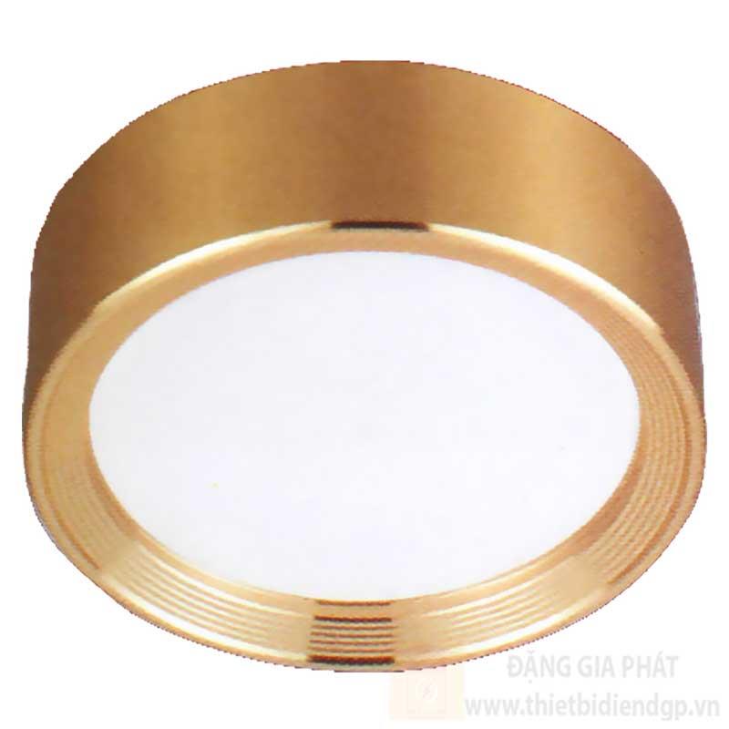 Đèn downlight ốp nổi led Ø100*H32-9W vỏ màu vàng
